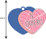 Pan Dulce Candy Heart Keychain Blank & Sticker
